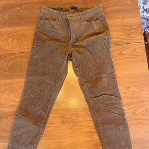 Talbots Brown Cords Straight Leg Pants